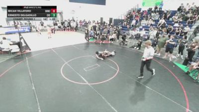113 lbs Champ. Round 1 - Micah Villatoro, Rough House Wrestling Club vs Ernesto Delgadillo, Chaparral High School