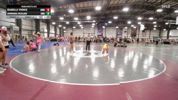 114 lbs Rr Rnd 3 - Isabella Yodice, OBWC Scarlet vs Ahriana Scales, East Rowan Wrestling Club