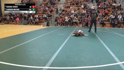 70 lbs Cons. Round 2 - Zaiden Jones, MN Elite vs Landon Michel, Summit Wrestling Academy