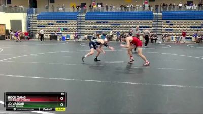 113 lbs Quarterfinal - Rock Zang, Archbishop Spalding vs JD Vassar, Gilman School