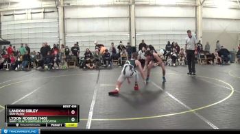 130/140 Round 2 - Lydon Rogers (140), Barry County Grapplers Association vs Landon Sibley, Unattached