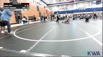 52 lbs Rr Rnd 1 - Hazel Rios, Tuttle Wrestling vs Kynley Johnson, Division Bell Wrestling