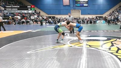 1 - 126 lbs Cons. Round 2 - Peter Lignos, Smith Mountain Lake Christian Academy vs Isaiah Johnson, Northampton
