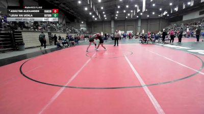 170 lbs Cons. Round 5 - Ashlynn Alexander, Francis Howell North vs Leuia Vai Iatala, Raytown