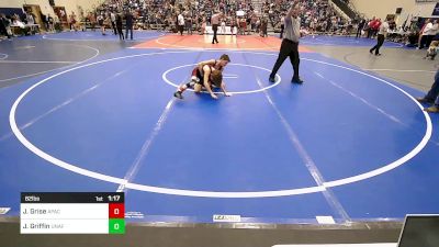 82 lbs Quarterfinal - Jed Grise, Apache Youth Wrestling vs Jax Griffin, Unaffiliated