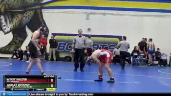 Round 3 - Wyatt Wolter, Williamsburg vs Wesley Devaney, West Delaware, Manchester