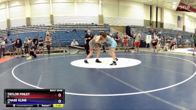 138 lbs Cons. Round 4 - Taylor Finley, IL vs Chase Kline, IN