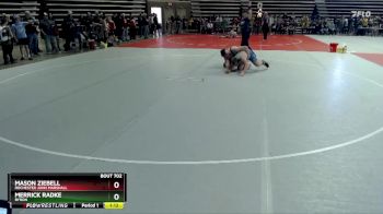 235 lbs Cons. Round 2 - Merrick Radke, Byron vs Mason Ziebell, Rochester John Marshall