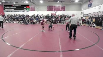 150 lbs 3rd Place - Brock Gagnon, Caribou vs Zander Pike, Penobscot County Wrestling
