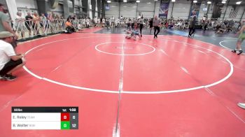 90 lbs Rr Rnd 3 - Ethan Raley, Team Bro Blue vs Bryson Walter, Ride Out Wrestling Club