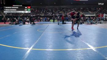 150 lbs Cons. Round 5 - Brian Moreno, Blackfoot vs Niamiah Naranjo, Minico