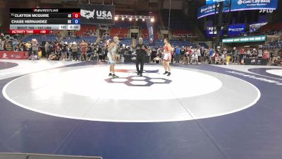 157 lbs Cons. Sub-rd Of 64 - Clayton McGuire, AK vs Chase Hernandez, NC