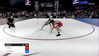 94 lbs Rnd Of 16 - Tristan Pino, CO vs Niko Odiotti, IL