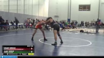 184 lbs Cons. Semi - Gary Nagle, Ursinus College vs Colby Giroux, Rochester Institute Of Technology