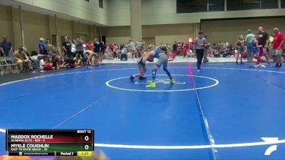 80 lbs Round 4 (6 Team) - Maddox Rochelle, Alabama Elite - Red vs Mykle Coughlin, East TN Bomb Squad