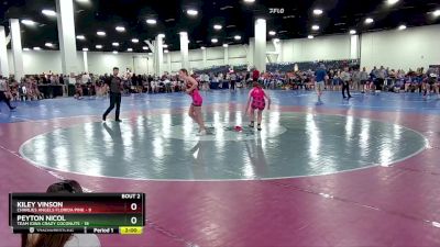 125 lbs Round 1 (8 Team) - Kiley Vinson, Charlies Angels Florida Pink vs Peyton Nicol, Team Iowa Crazy Coconuts