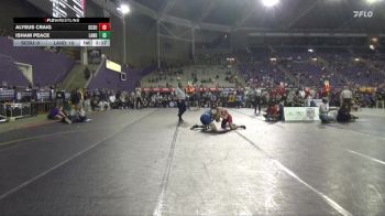 149 lbs Quarters & 1st Wb (16 Team) - Alyeus Craig, St. Cloud State vs Isham Peace, Lander