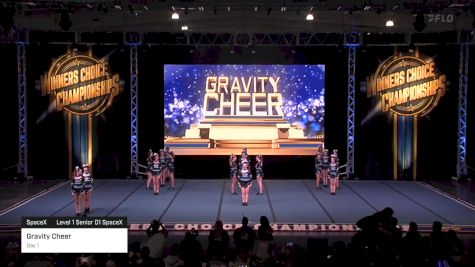 Gravity Cheer - Day 1 [2024 SpaceX Level 1 Senior D1 SpaceX] 2024 Winner's Choice Championships - Mohegan Sun