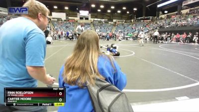 55 lbs Champ. Round 1 - Finn Roelofsen, CK Young Lions vs Carter Moore, Winfield