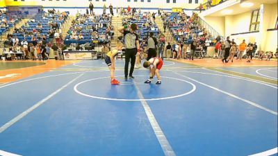 60-66 lbs Quarterfinal - Jaxon Huffman, Team Tulsa Wrestling Club vs Bennett Boling, Hilldale Youth Wrestling Club