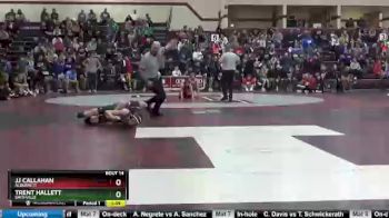 113 lbs Round 1 - Trent Hallett, Smithville vs JJ Callahan, Alburnett