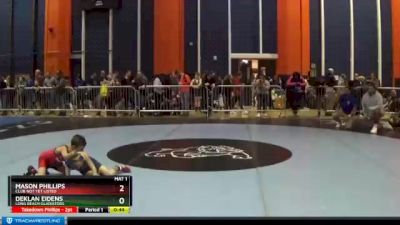 56 lbs Round 2 - Deklan Eidens, Long Beach Gladiators vs Mason Phillips, Club Not Yet Listed