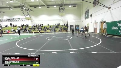 165 lbs Quarterfinal - Dylan Trevino, Cerritos vs Kevin Casillas, Santa Ana