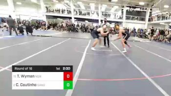 220 lbs Round Of 16 - Tj Wyman, Norwood vs Connor Coutinho, Sandwich