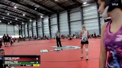 112 lbs Quarters - Jaden Hughes, Indiana Inferno Gold vs Luci Troyer, Lady Pitbulls