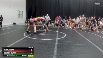 160 lbs Round 5 (8 Team) - Colton Quinn, Dirty Jersey vs John Adams, Dayton Bandits