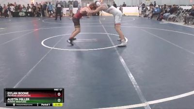 170 lbs Quarterfinal - Dylan Boone, Michigan Grappler RTC vs Austin Miller, Dundee Wrestling