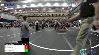 119 lbs Quarterfinal - Darrell Compton, Elgin Wrestling vs Elijah Crane, Midwest City Bombers Youth Wrestling Club