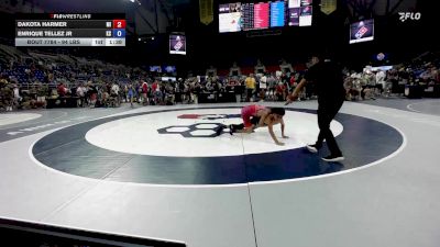 94 lbs Cons. Sub-rd Of 16 - Dakota Harmer, MI vs Enrique Tellez Jr, KS