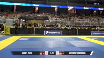 Marco Antonio Correia vs Michael Zenga 2025 Pan Jiu Jitsu IBJJF Championship