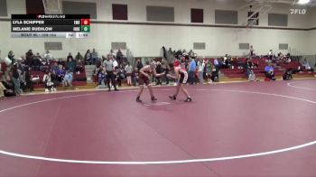 159-164 lbs 1st Place Match - Lyla Schipper, Western Dubuque Girls vs Melanie Ruehlow, Independence Girls