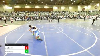 73 lbs Quarterfinal - Jt Eden, Top Fuelers vs Azyah Rice, Inland Elite