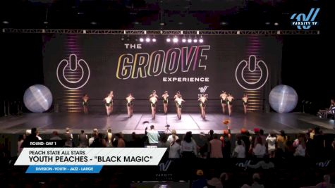 Peach State All Stars - Youth Peaches - "Black Magic" [2025 Youth - Jazz - Large Day 1] 2025 GROOVE Dance Grand Nationals