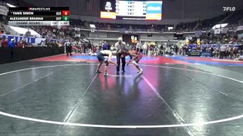 7A 150 lbs Champ. Round 1 - Yanik Simon, Huntsville vs Alexander Braman, Enterprise HS