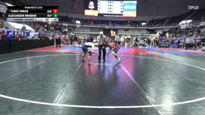 7A 150 lbs Champ. Round 1 - Yanik Simon, Huntsville vs Alexander Braman, Enterprise HS