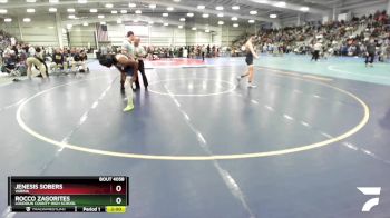 4-150 lbs Champ. Round 1 - Jenesis Sobers, Varina vs Rocco Zagorites, Loudoun County High School