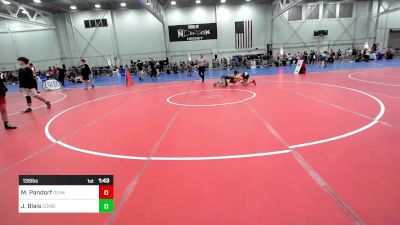 135 lbs Consi Of 8 #1 - Maksim Pandorf, Olympic Wrestling Club vs Jordon Blais, Combat School