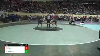 120 lbs Quarterfinal - Khaleah Kirk, Guthrie vs Damiyah Smith, Miami