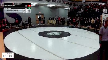 145 lbs. Champ. Round 1 - Kam King, Willard vs Jamyra Allen, Roxana