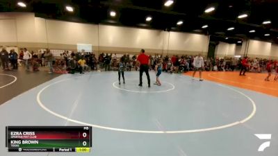 63-64 lbs Round 3 - King Brown, Texas vs Ezra Criss, Spartan Mat Club