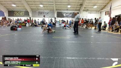 138 lbs Round 1 (6 Team) - Jared Sabatelli, Iron Faith Grappling vs Cristian Pote, Empire Wrestling Academy