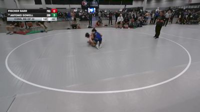 138 lbs Cons. Rd Of 32 - Fischer Barr, Purler Wrestling Academy vs Antonio Sowell, Super D Wrestling