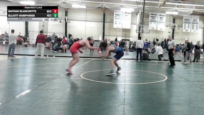 174 lbs 5th Place - Nathan Blanchette, Rutgers vs Elliott Humphries, PRTC