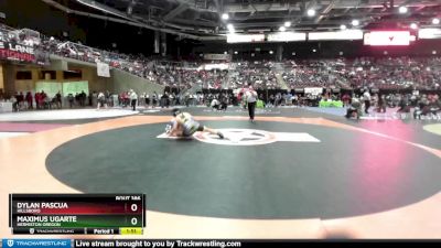 220 lbs Champ. Round 1 - Dylan Pascua, Hillsboro vs Maximus Ugarte, Hermiston Oregon