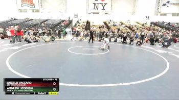 75 lbs Cons. Round 4 - Angelo Vaccaro, GPS Wrestling Club vs Andrew Uszenski, Deep Roots Wrestling Club