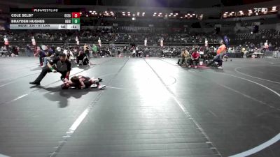 61 lbs Quarterfinal - Cole Selby, Ocean City vs Brayden Hughes, Heights Rec